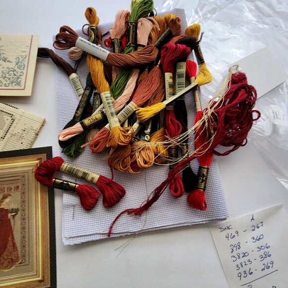 Celtic Christmas Counted Cross-stitched No. 32 Lavender & Lace Original Creative - Picture 8 of 10